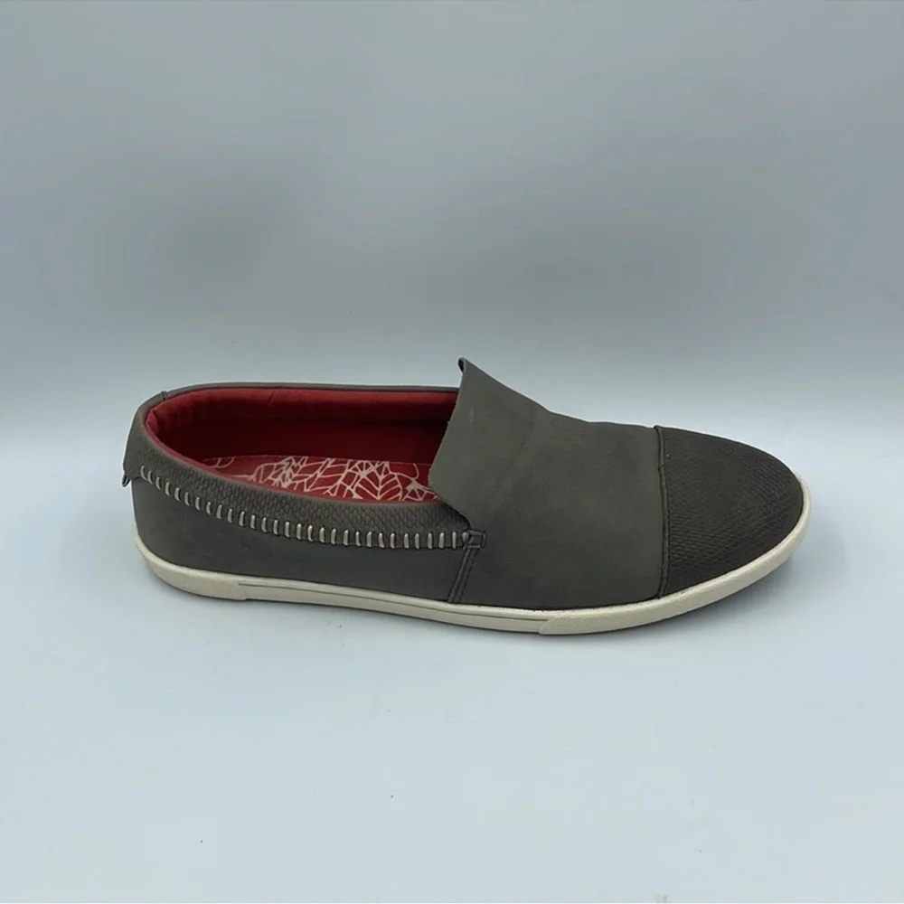 Olukai Alohi Leather Slip On Loafers Comfort Flats
